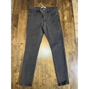 Abercrombie & Fitch Super Skinny Mid Rise Jeans 28/6 Black